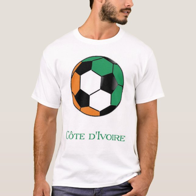 Cote D Ivoire World Cup Soccer T-Shirt (Front)