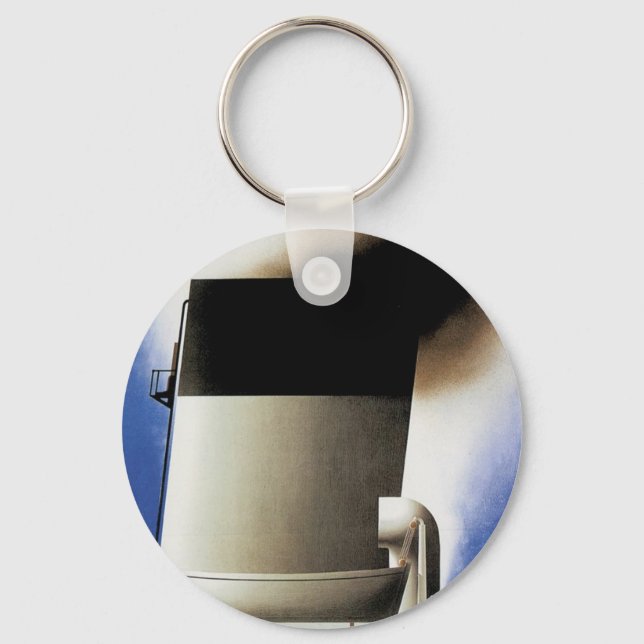 Cote D'Azur Channel Ferry Key Ring (Front)