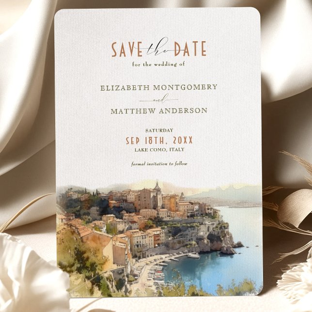 Cote d'Azur Provence Alpes Save the Date Card (Creator Uploaded)