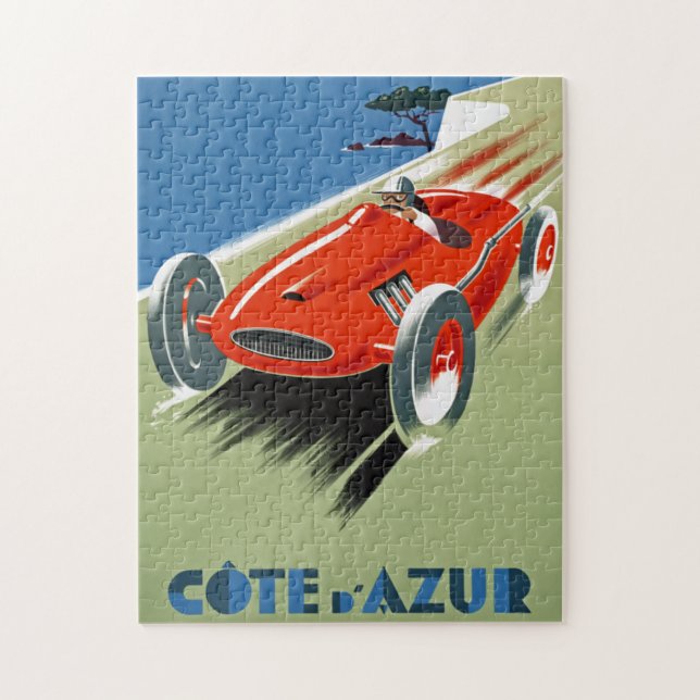 Cote d'Azure Jigsaw Puzzle (Vertical)