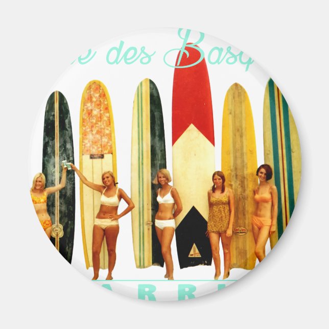 Cote de Basques Biarritz Magnet (Front)