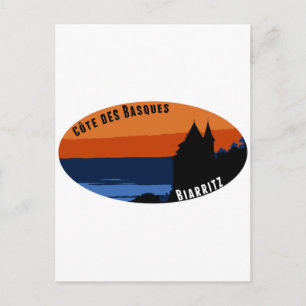 Côte des Basques Biarritz Postcard