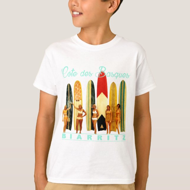 Côte des Basques Biarritz T-Shirt (Front)
