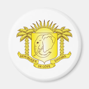 Cote d'Ivoire Coat of arms CI Magnet