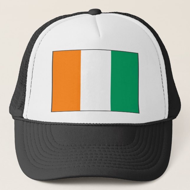 Cote d'Ivoire Flag Hat (Front)