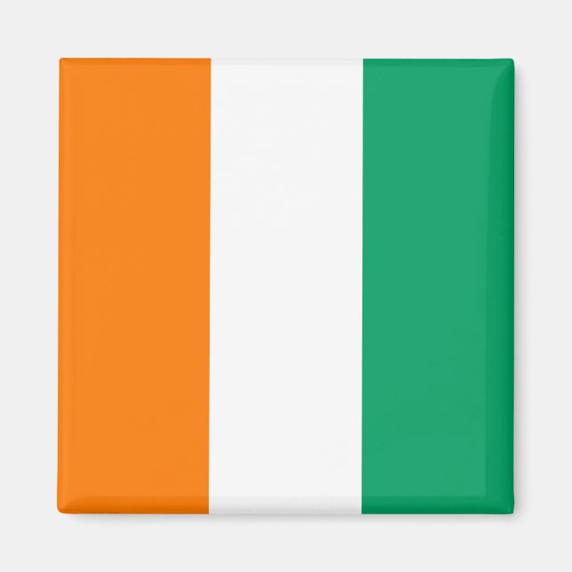 Cote d'Ivoire Flag Magnet (Front)