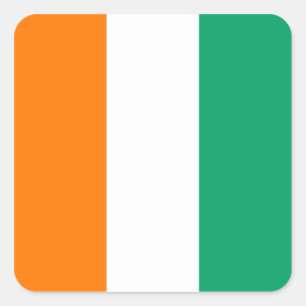 Cote d'Ivoire Flag Sticker