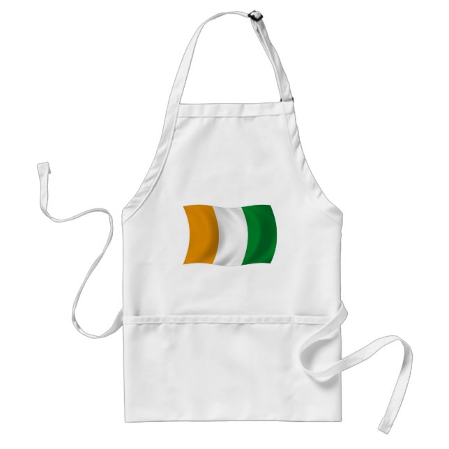 Cote d'lvoire (Ivory Coast) Flag Apron (Front)