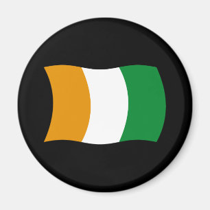 Cote d'lvoire (Ivory Coast) Flag Magnet