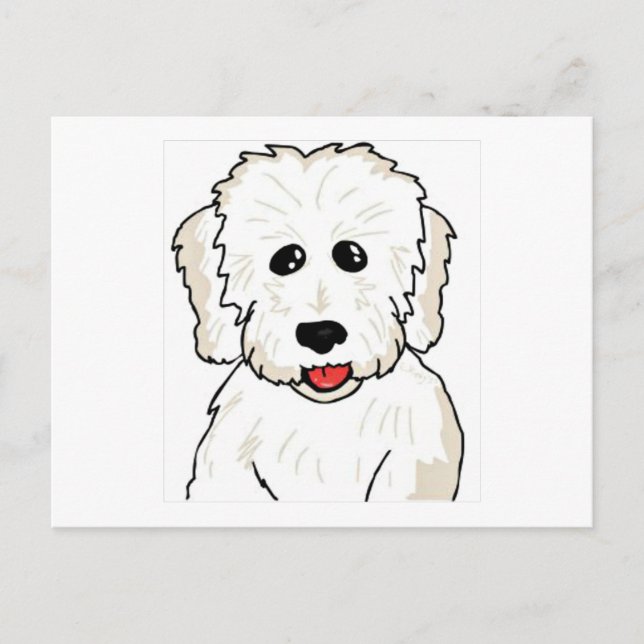 Coton de Tulear Caricature Postcard (Front)
