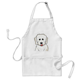 Coton de Tulear Caricature Standard Apron