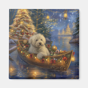 Coton De Tulear Christmas Festive Voyage Magnet