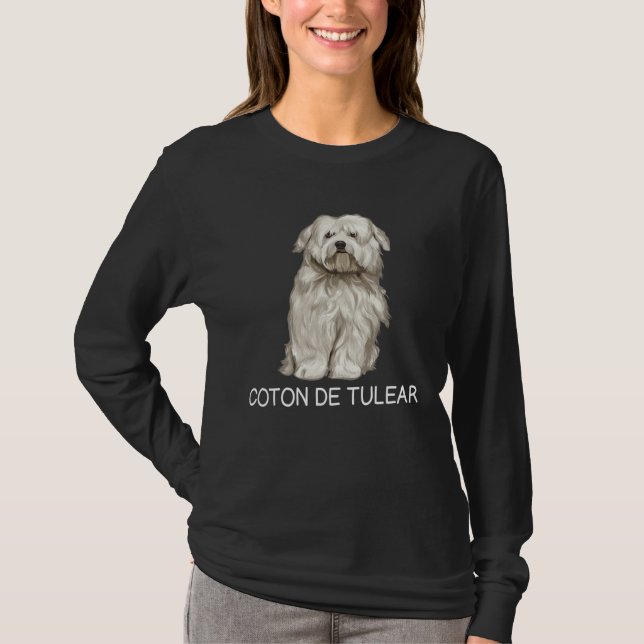 Coton de Tulear Crazy Dog T-Shirt (Front)