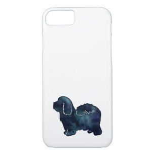 Coton de Tulear Dog Breed Black Watercolor iPhone 8/7 Case