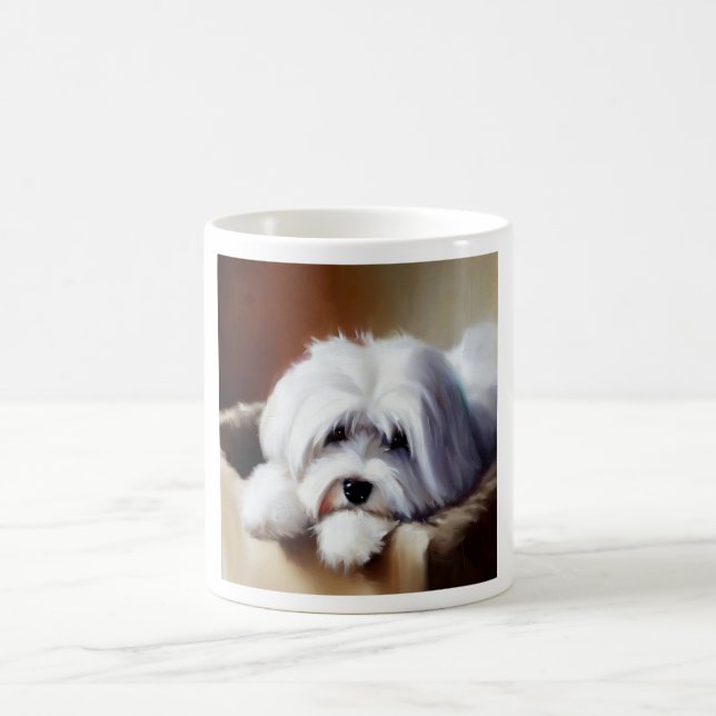 Coton de Tulear Dog Coffee Mug (Center)