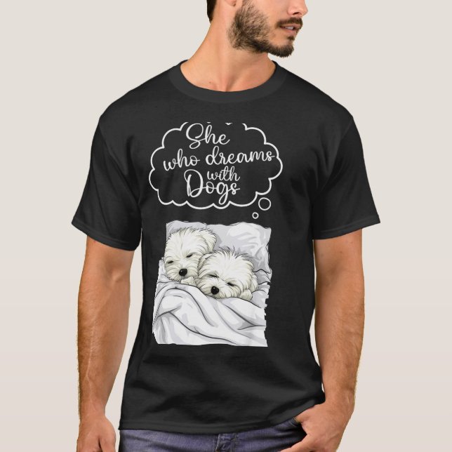 Coton De Tulear Dog Nightgown Pajama  T-Shirt (Front)
