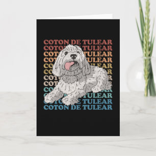 Coton de Tulear   Dog Owner Coton de Tulears Card