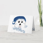 Coton de Tulear Happy Hanukkah Holiday Card<br><div class="desc">Use this exclusive Coton de Tulear cartoon design to wish your loved ones a Happy Hanukkah designed by coton-de-tulear-care.com</div>