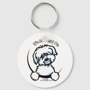 Coton de Tulear Its All About Me Key Ring