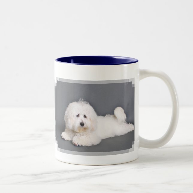 Coton de Tulear - Joci Two-Tone Coffee Mug (Right)