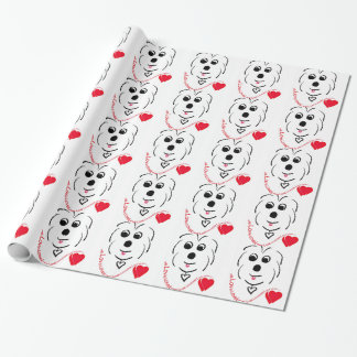 Coton de Tulear Love Wrapping Paper