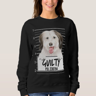 Coton De Tulear Mugshot Guilty Dog Sweatshirt