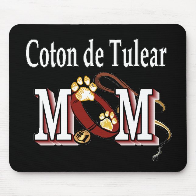 Coton de Tulear Mum Gifts Mouse Pad (Front)