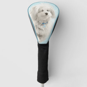 Coton de Tulear Painting - Cute Original Dog Art Golf Head Cover