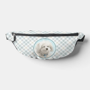 Coton de Tulear Painting Cute Original Pet Dog Art Bum Bags