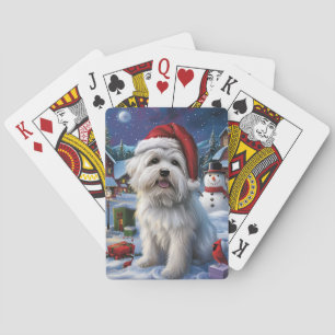 Coton De Tulear Winter Wonderland Christmas Joy Playing Cards