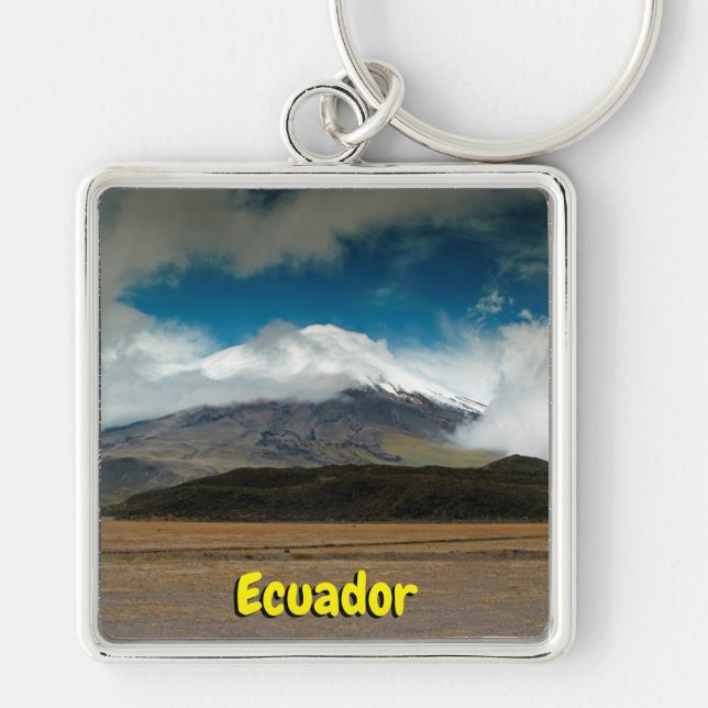 Cotopaxi, Ecuador Key Ring (Front)