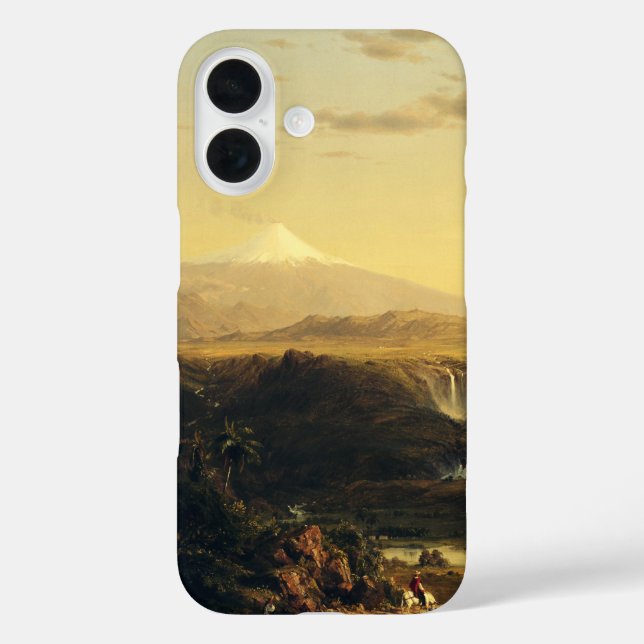 Cotopaxi from Andes Mountains by Frederic Edwin Ch Case-Mate iPhone Case (Back)