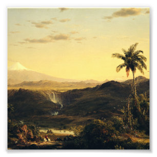 Cotopaxi from Andes Mountains by Frederic Edwin Ch Photo Print