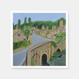 Cotswold Village England Napkin