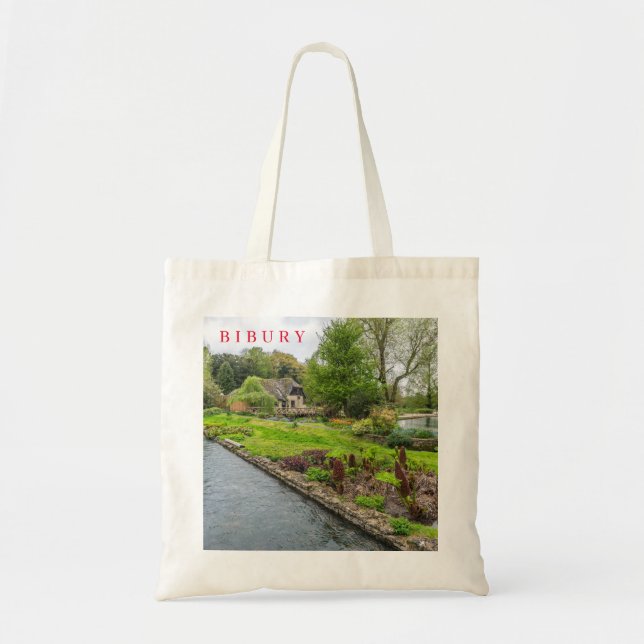 Cotswolds Bibury view tote bag (Front)