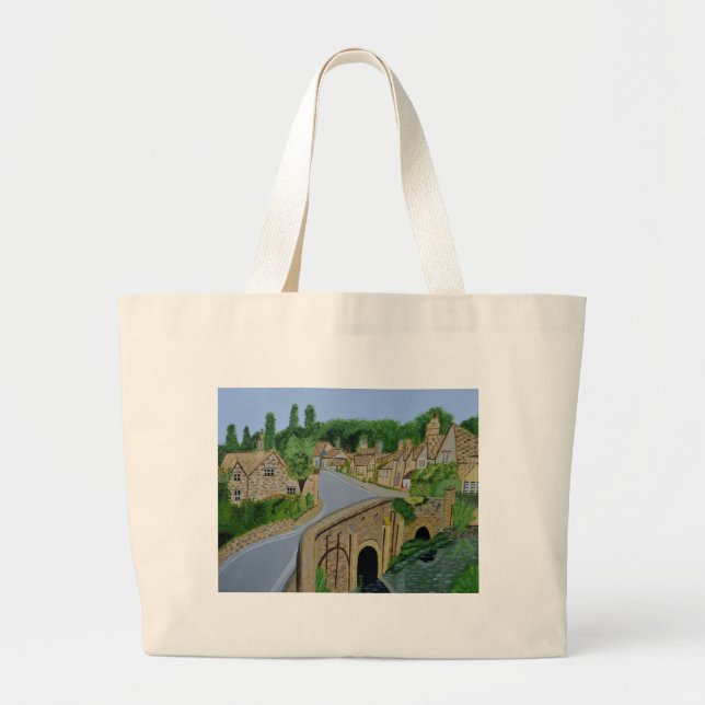 Cotswolds England Large Tote Bag (Front)