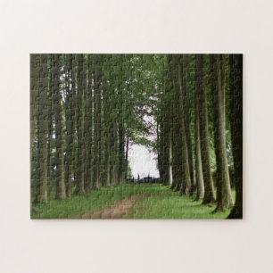 Cotswolds Forest Lush Green Trees Landscape UK Jigsaw Puzzle