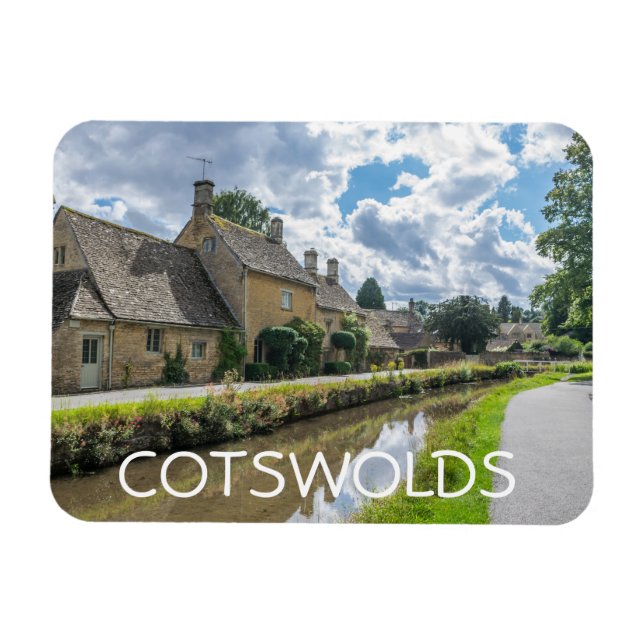Cotswolds Lower Slaughter fridge magnet (Horizontal)