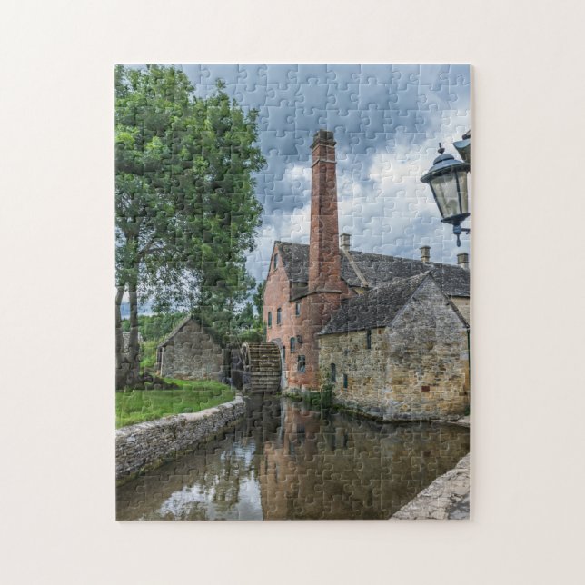 Cotswolds Lower Slaughter watermill puzzle (Vertical)