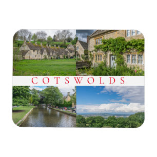 Cotswolds views fridge magnet