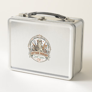 Cottage Bakery Jam Label Cat Cottage Bakery Jam La Metal Lunch Box