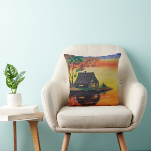 Cottage Charm Design Pillow