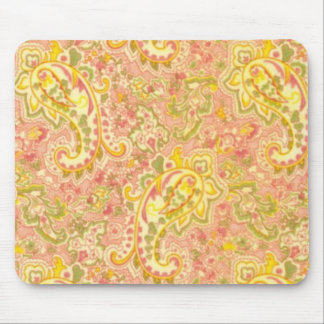 Cottage   chic PAISLEY Print Mouse Pad