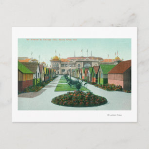 Cottage City Avenue ViewSanta Cruz, CA Postcard