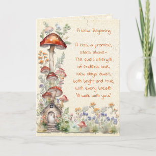 Cottage Core Congrats on your Marriage Personalise Card