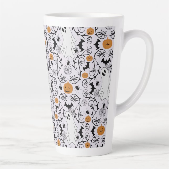 Cottage core Halloween Latte Mug (Right)