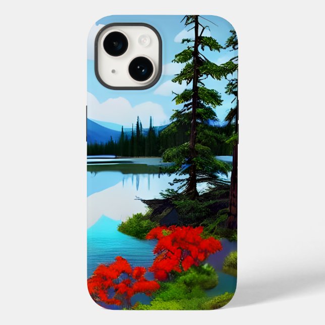 Cottage Country Lake View Case-Mate iPhone Case (Back)
