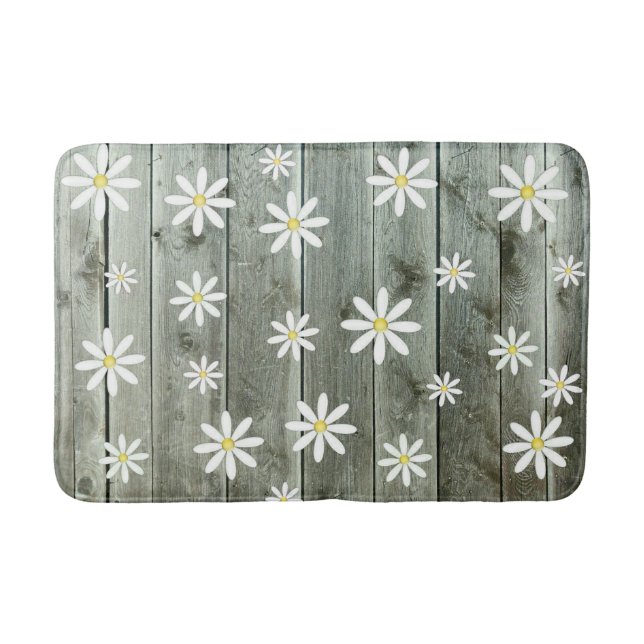 Cottage Daisy Bath Mat (Front)