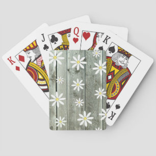 Cottage Daisy Playing Cards
