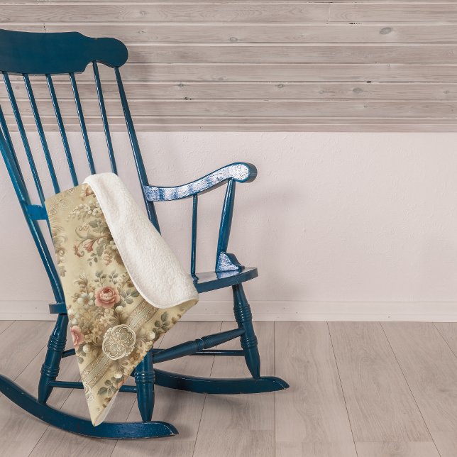 Cottage Floral Traditions Sherpa Blanket (Creator Uploaded)